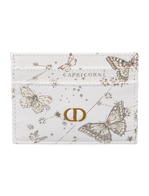 dior capricorn card holder|Dior card holder price.